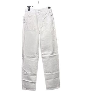 Crisp White High-Waisted Straight Jeans By WeWoreWhat